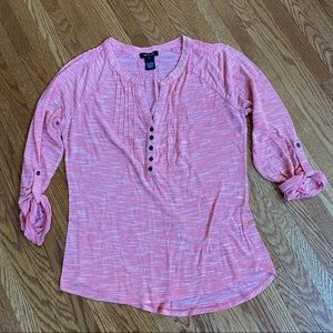 Coral color blouse